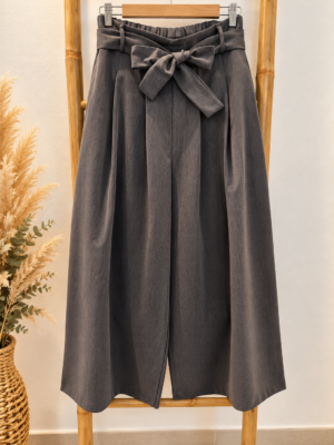PANTALON PALAZZO CON LAZO