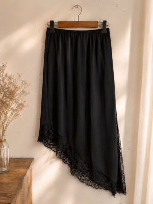 FALDA MIDI SATINADA