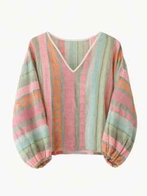 BLUSA ETNICA MULTICOLOR