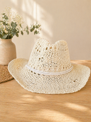 Sombrero Cowboy calado natural